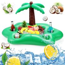 Suporte de bebida flutuante FillTouch para piscina com coqueiro