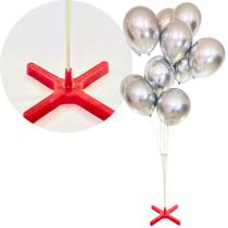 Suporte de Bexiga Balão de Chão Grande com 12 Hastes Pega Balão Altura de 100cm - Kozi