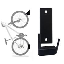 Suporte De Bicicleta Vertical Parede Com Apoio Bike Suspensa