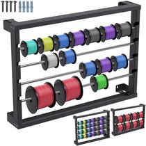 Suporte de bobina de arame SELEWARE Heavy Duty montado na parede preto