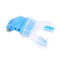 Suporte de Boca com Boia para GoPro e Câmeras Similares - Telesin Cor Azul