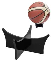 Suporte de Bola Acrílico Portátil cor preta