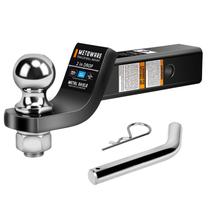 Suporte de Bola para Engate de Reboque METOWARE - 2 Polegadas, 6000 Libras