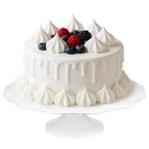 Suporte de bolo Kukikan 30 cm de porcelana branca para bolo de 10 polegadas Suporte de bolo Kukikan 30 cm de porcelana branca para bolo de 10 polegadas