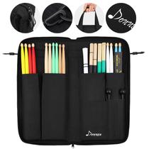 Suporte de bolsa para baquetas Donner de grande capacidade Black Oxford