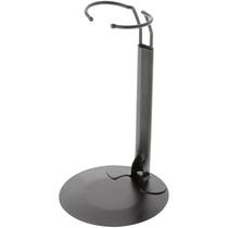 Suporte de boneca Plymor DSP-60B preto ajustável para bonecas de 25-35 cm