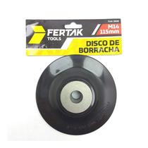 Suporte de Borracha 115mm M14 para Fixação FERTAK