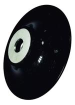 Suporte De Borracha Disco De Lixa M14 115mm Fertak Cor Preto