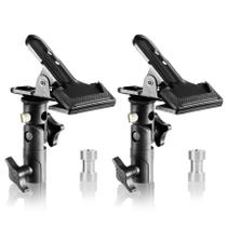 Suporte de braçadeira para refletor fotográfico Selens 6 cm 315g, pacote com 2