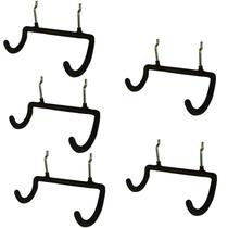 Suporte de broca Pegboard Menecor 5PCS com ganchos duplos e bolsa Suporte de broca Pegboard Menecor 5PCS com ganchos duplos e bolsa