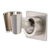 Suporte de cabeça de chuveiro YDmeet All Metal, portátil, níquel escovado Suporte de cabeça de chuveiro YDmeet All Metal, portátil, níquel escovado