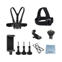 Suporte De Cabeça E Peito Para Câmera De Ação GoPro Hero 13 12 11 10 9 8 7 AKASO SJCAM SJ4000