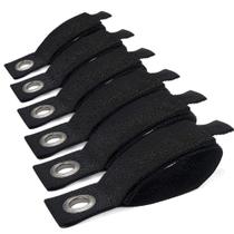 Suporte de cabo de extensão Kadden Cable Organizer Straps 6 peças Suporte de cabo de extensão Kadden Cable Organizer Straps 6 peças