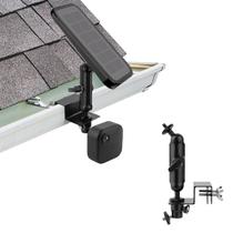 Suporte de calha para câmera de segurança e painel solar Mippko