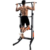Suporte de calistenia ONETWOFIT, torre de alimentação ajustável, 360 libras Suporte de calistenia ONETWOFIT, torre de alimentação ajustável, 360 libras