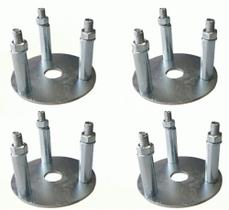 Suporte De Calota Rodoar Para Cinematico Caminhao - 4 Peças