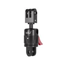 Suporte de câmera HSU em alumínio com rotação de 360 graus para GoPro