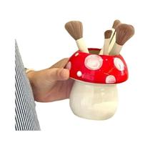 Suporte De Caneta Em Forma De Cogumelo De Plástico Para Mesa De Escritório Escolar, Contêiner Para