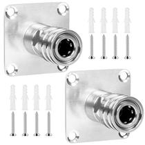 Suporte de canhão de espuma para lavadora de pressão montado na parede prateado