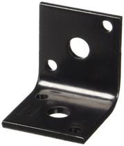 Suporte de canto National Hardware N351-482 preto 4,2x3,8 cm