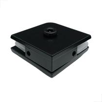 Suporte De Canto Para Vidro temperado 1302 Preto Suporte De Canto Para Vidro temperado 1302 Preto