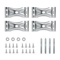 Suporte de canto POWERTEC Kerf Mount 4PK para pernas de mesa de café