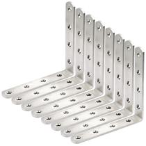 Suporte de canto WEBI L 90 graus em aço inoxidável 6x6 cm 8 unidades