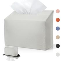 Suporte de capa de lenços de couro para toalhas de mão Kleenex Suporte de capa de lenços de couro para toalhas de mão Kleenex
