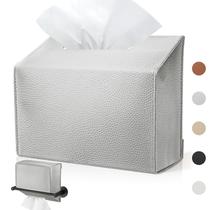 Suporte de capa de lenços de couro para toalhas de mão Kleenex Suporte de capa de lenços de couro para toalhas de mão Kleenex