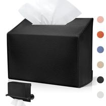 Suporte de capa de lenços de couro para toalhas de mão Kleenex Suporte de capa de lenços de couro para toalhas de mão Kleenex