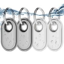 Suporte de capa para Samsung SmartTag2 com chaveiro, pacote com 4 Suporte de capa para Samsung SmartTag2 com chaveiro, pacote com 4