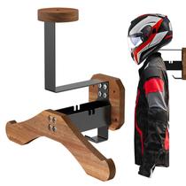 Suporte de capacete BoldByPin Motorcycle Helmet Rack Wall Mount Suporte de capacete BoldByPin Motorcycle Helmet Rack Wall Mount