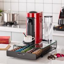 Suporte de cápsulas FlagShip para cápsulas Nespresso Vertuo com capacidade de 50