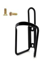 Suporte De Caramanhola Garrafa Squeeze Bike Alumínio Natural ou Preto Preto