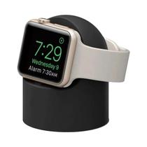 Suporte de Carregador de Silicone para Apple Watch - Series Ultra, 8, SE, 7, 6, 4, 3