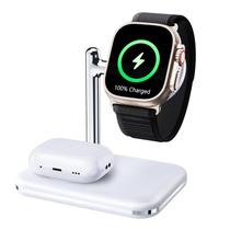 Suporte de carregador MAKAQI 2 em 1 para Apple Watch e AirPods Suporte de carregador MAKAQI 2 em 1 para Apple Watch e AirPods