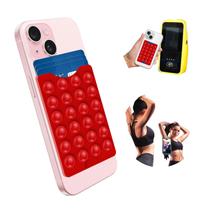 Suporte de cartão de telefone de sucção CuKohno Classic Ketchup Red