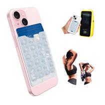 Suporte de cartão de telefone de sucção CUKohno Classic Transparente