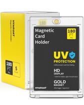 Suporte de cartão magnético HYARUAT 180pt One Touch, pacote com 5