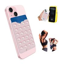 Suporte de cartão telefônico de sucção Mount CuKohno Classic Chalk Pink