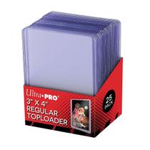 Suporte de cartão Ultra Pro 25 3 X 4 Top Loader para cartões esportivos Suporte de cartão Ultra Pro 25 3 X 4 Top Loader para cartões esportivos