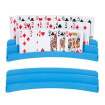 Suporte de cartas de baralho GHERPTE, pacote com 2, design de três camadas Suporte de cartas de baralho GHERPTE, pacote com 2, design de três camadas