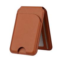 Suporte De Carteira MagSafe De Couro Para iPhone 16 15 14 13 12 Série Suporte Magnético Ajustável