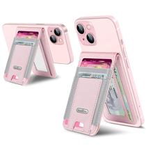 Suporte de carteira Magsafe ExtreLife para iPhone 16/15/14/13/12 rosa