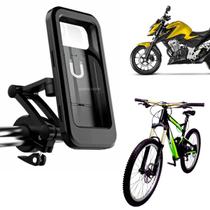 Suporte De Celular A prova D agua Moto Bike Bicicleta Articulado 360 Compatibilidade Universal