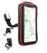 Suporte de Celular Com Carregador USB Capa para Smartphone Gps para Moto 360º Impermeavel