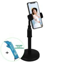 Suporte de Celular de Mesa Ajustável + Chaveiro CBRN17768