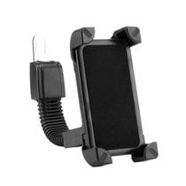 Suporte De Celular GPS Com Carregador Para Moto Motocicleta Tomate rotação 360 MTG-017M