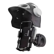 Suporte de Celular Guidão Para Moto Mini Capacete Cor:Preto