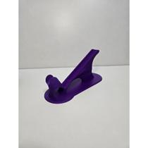 Suporte de celular impresso em 3d angulo ajustável 30 60 para mesa cama portátil ergonômico em pla